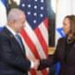 Israeli right wing hits out at Kamala Harris as Netanyahu visit polarises opinion