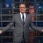 Stephen Colbert on Paramount’s $16m settlement with Trump: ‘Big fat bribe’