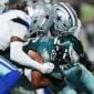 Eagles' opening victory over Cowboys delayed by lightning for more than a hour