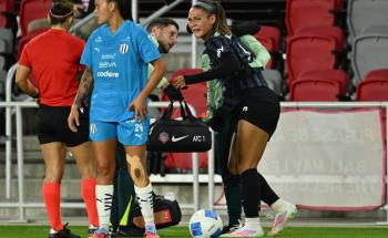 ‌
                        Trinity Rodman injury: USWNT star leaves Washington Spirit game on crutches after attempting tackle

