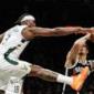 Nets rout Bucks 127-82 to match franchise record for margin of victory