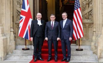 سخنرانی تاریخی رئیس مجلس نمایندگان آمریکا در پارلمان بریتانیا