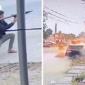 Watch: CCTV captures moment mayor hit in rocket launcher attack in the Philippines