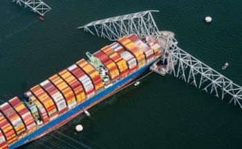 Baltimore bridge collapse: crew members from ship still held by US two years on