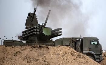 مقابله پدافند روسیه با حملات پهپادی اوکراین