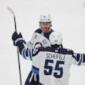 Connor scores twice as the Jets beat the Blue Jackets 2-1 to stay in the playoff hunt