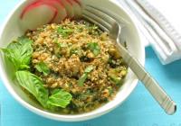 Naz Khatoon - Persian Eggplant & Herb Salad with Walnuts & Verjuice - Mazandarani-Style