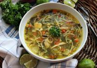 Soup-e Morgh o Sabzijat - Maman's Feel-Good Chicken Vegetable Soup