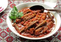 Khoresh-e Bademjan o Bamieh - Eggplant & Okra Stew
