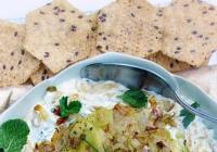 Borani Kalam Ghomri - Persian Kohlrabi and Yogurt Dip